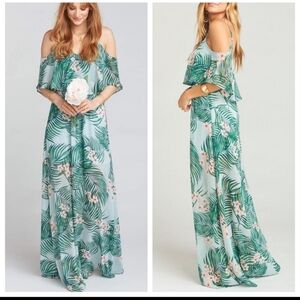 Show Me Your Mumu Caitlin Hanalei Dream Maxi Floral Sundress Size XXS